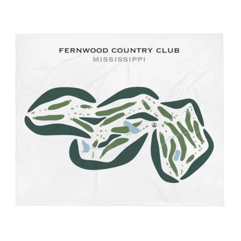 Fernwood Country Club, Mississippi - Printed Golf Courses