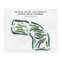Ferris State University Katke Golf Course, Michigan - Printed Golf Course