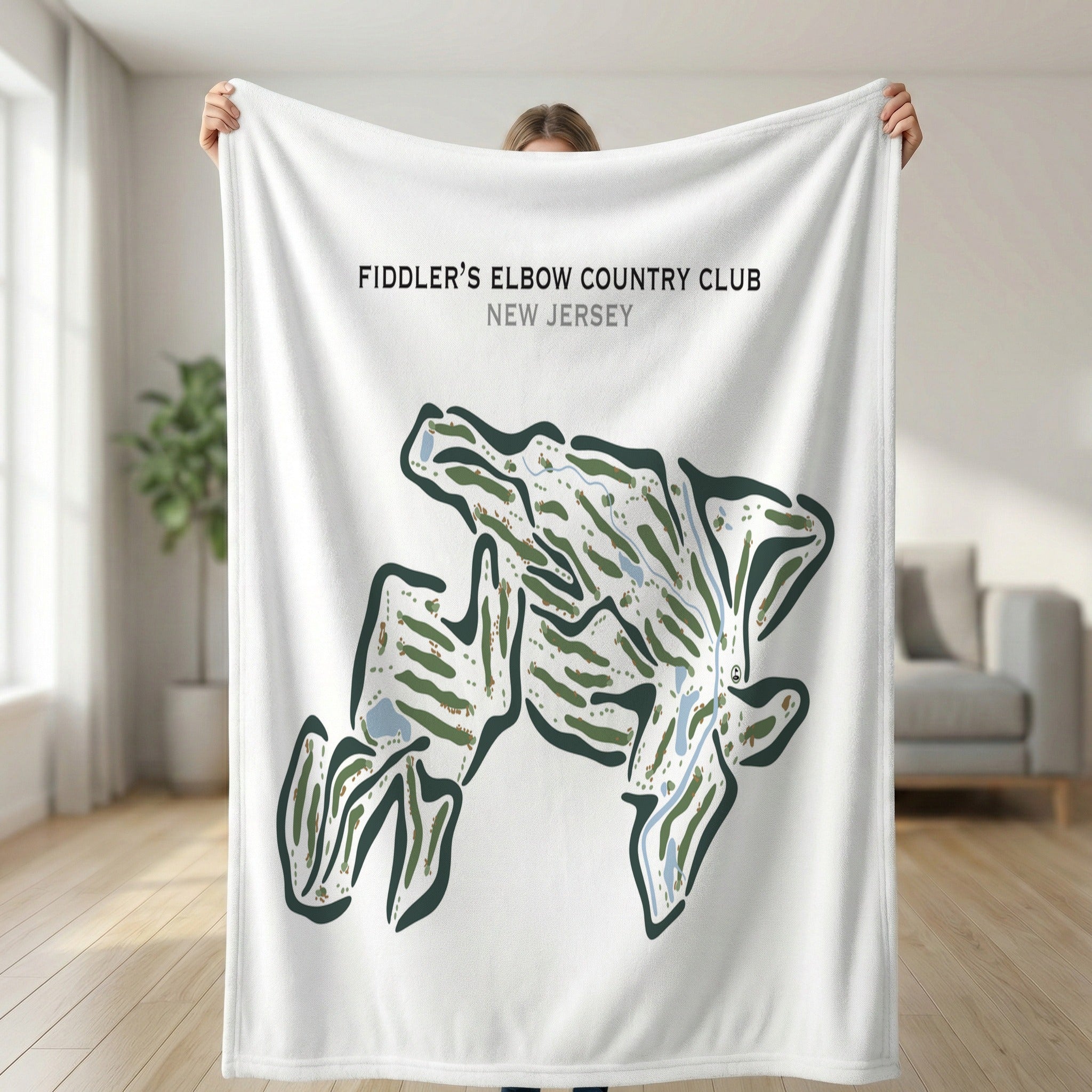 Fiddler's Elbow Country Club, New Jersey - Printed Golf Courses