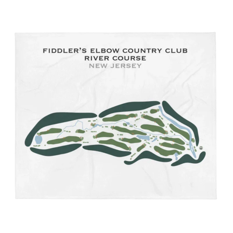 Fiddler's Elbow Country Club - The River Course, New Jersey - Printed Golf Courses