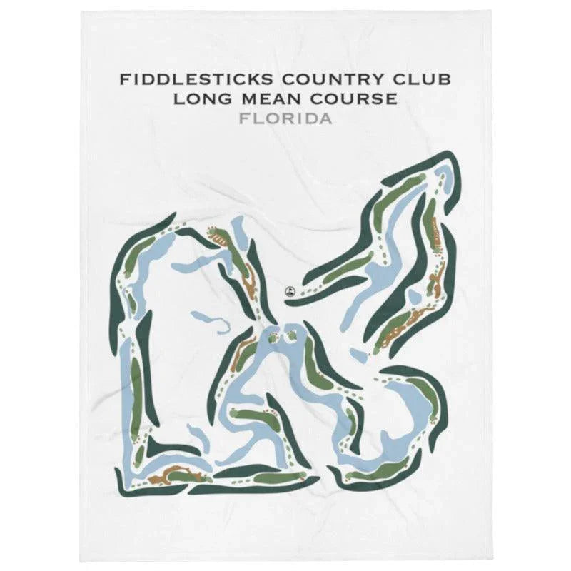 Fiddlesticks Country Club Long Mean Course, Florida - Printed Golf Courses