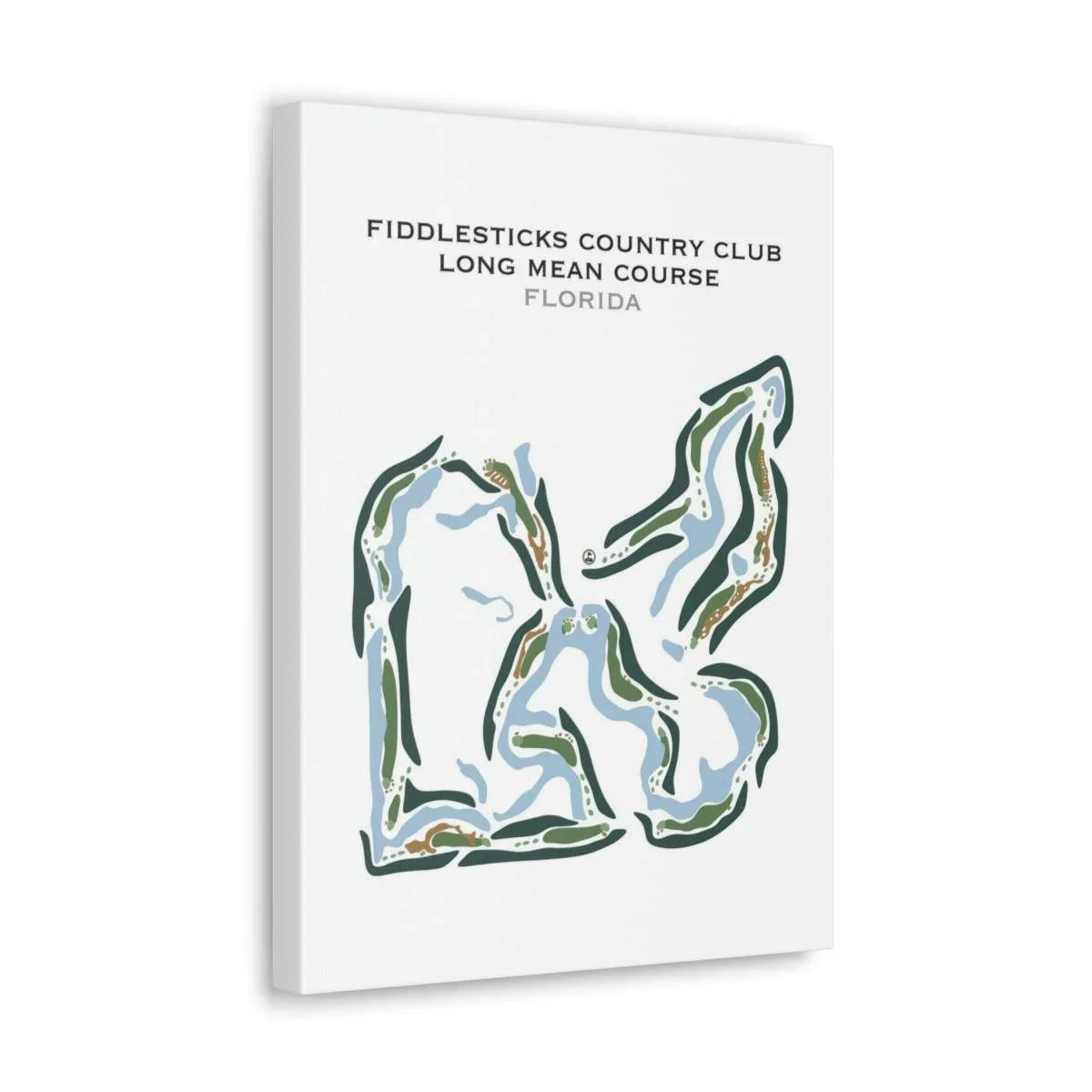 Fiddlesticks Country Club Long Mean Course, Florida - Printed Golf Courses