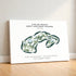 Fields Ranch, West & East Golf Courses, Texas - Printed Golf Course