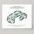 Fields Ranch, West & East Golf Courses, Texas - Printed Golf Course