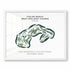 Fields Ranch, West & East Golf Courses, Texas - Printed Golf Course