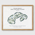 Fields Ranch, West & East Golf Courses, Texas - Printed Golf Course