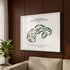 Fields Ranch, West & East Golf Courses, Texas - Printed Golf Course