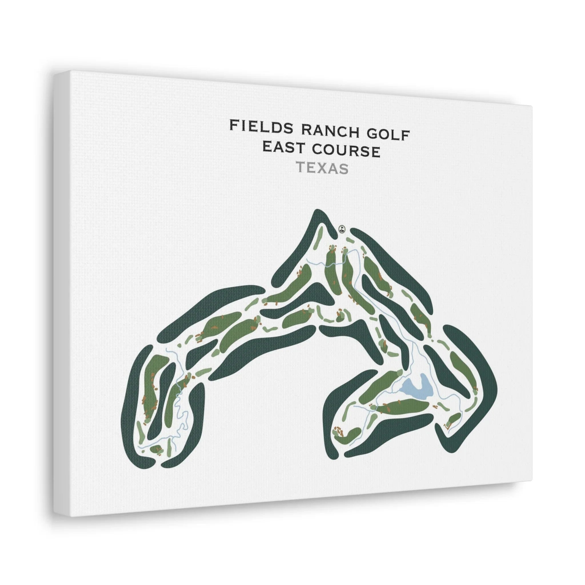 Fields Ranch - East Course, Texas - Printed Golf Courses