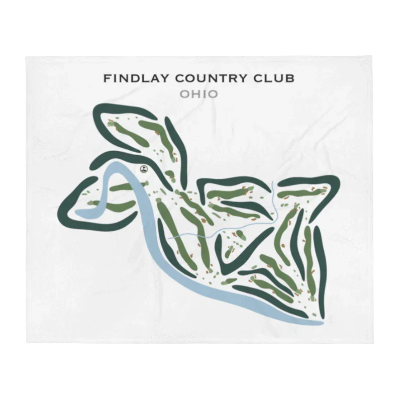 Findlay Country Club, Ohio - Printed Golf Courses