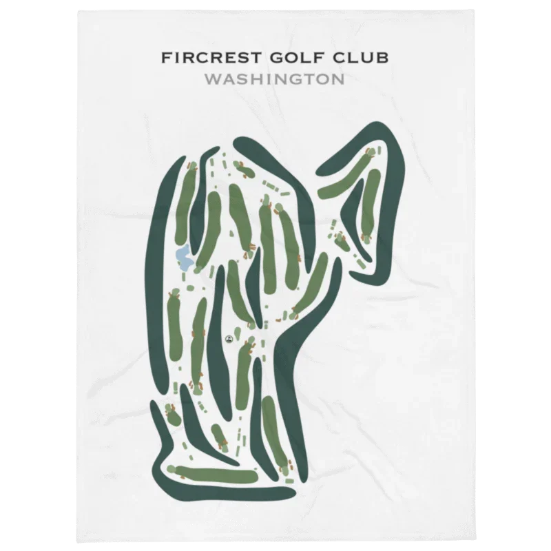 Fircrest Golf Club, Washington - Printed Golf Courses
