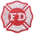 Fire Department Crystal Ball Marker & Hat Clip by ReadyGOLF