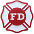 Fire Department Ball Marker & Hat Clip by ReadyGOLF
