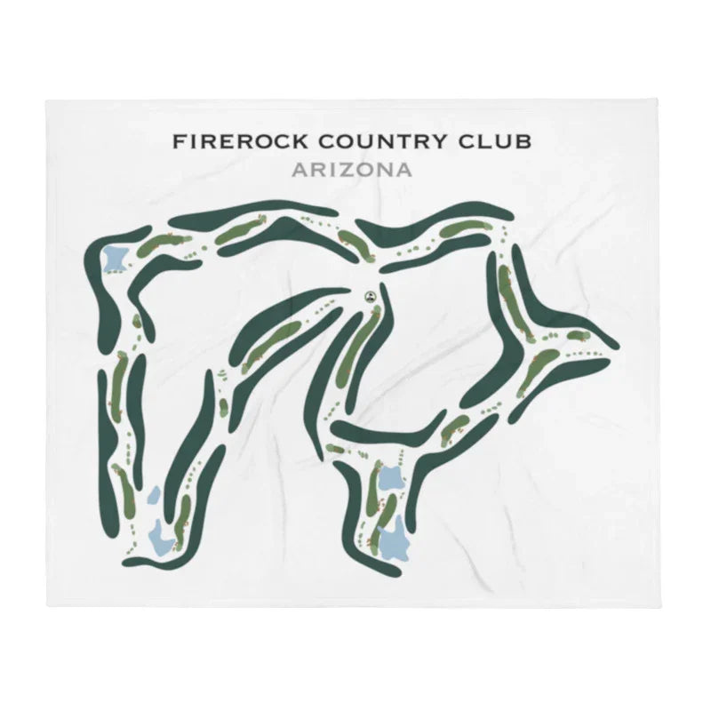 FireRock Country Club, Arizona - Printed Golf Course