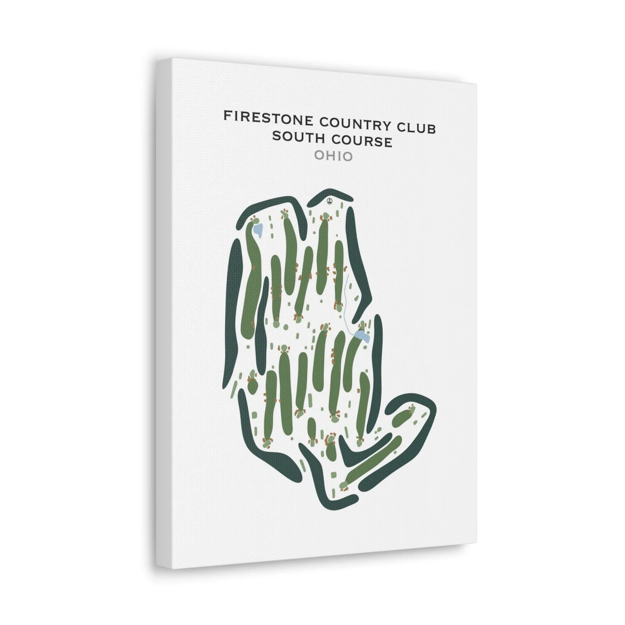 Firestone Country Club - South Golf Course, Ohio - Printed Golf Courses