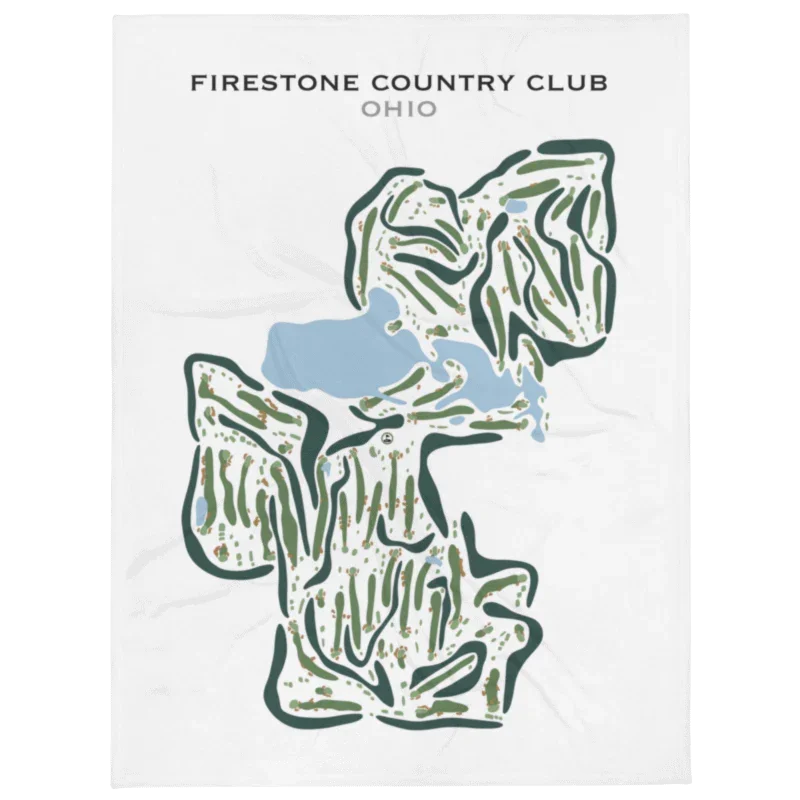 Firestone Country Club, Ohio - Printed Golf Courses