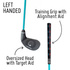 PGA TOUR® FIRST TEE Set of 6 Blue Left Handed Irons by Golfgen® For Players 4'7" Up to 5'2"