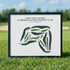 First Nine Course at Bermuda Dunes Country Club, California - Printed Golf Courses