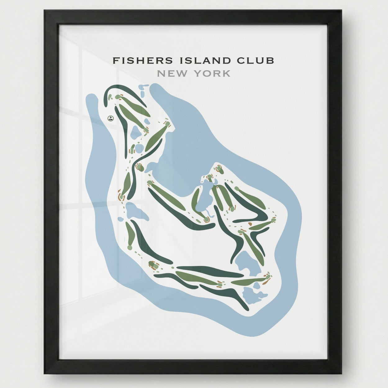 Fishers Island Club, New York - Printed Golf Courses
