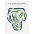 Five Ponds Golf Course, Pennsylvania - Printed Golf Courses