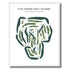 Five Ponds Golf Course, Pennsylvania - Printed Golf Courses