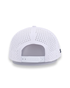 American Flag Rope Flat Bill Hat (white)