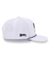 American Flag Rope Flat Bill Hat (white)