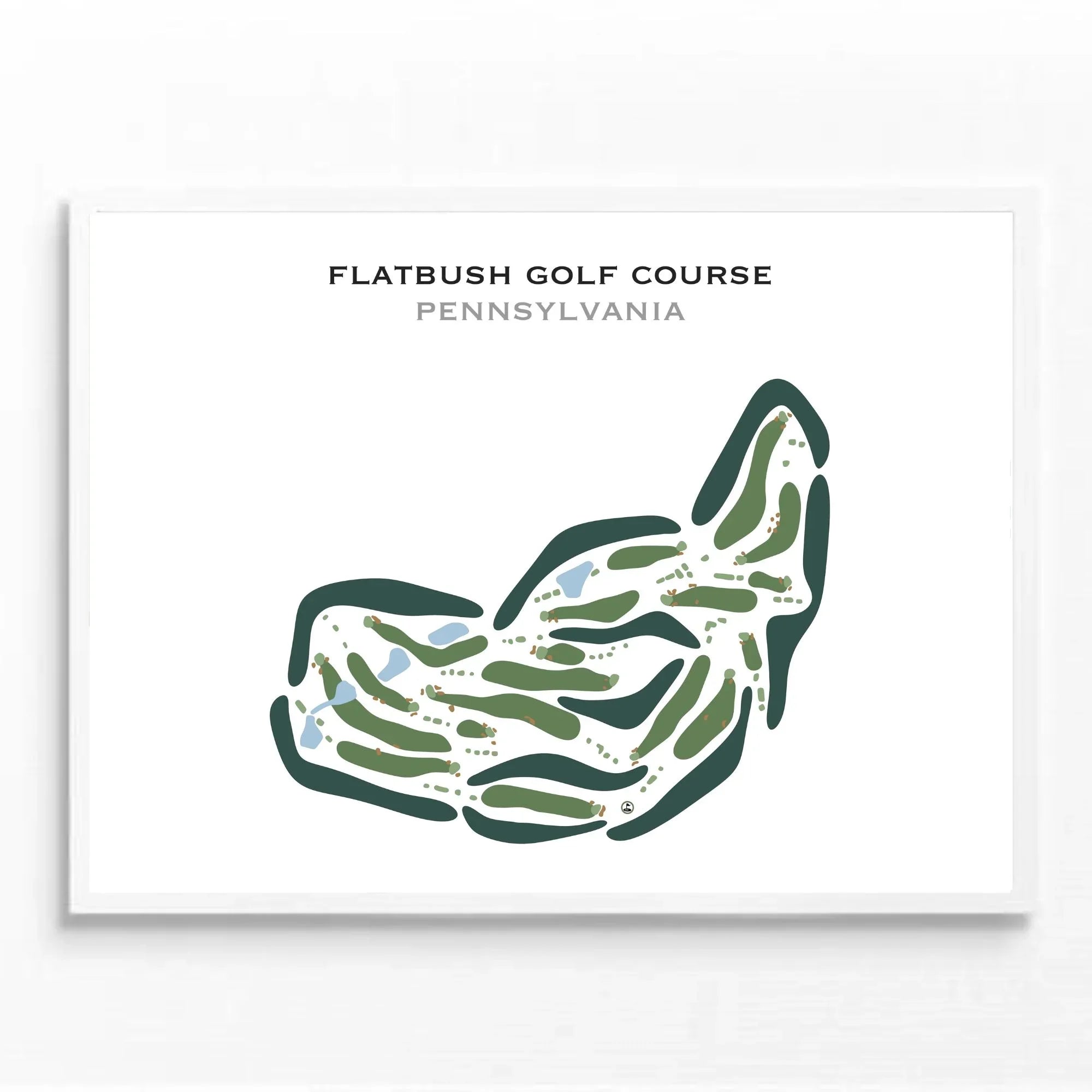 Flatbush Golf Course, Pennsylvania - Printed Golf Courses