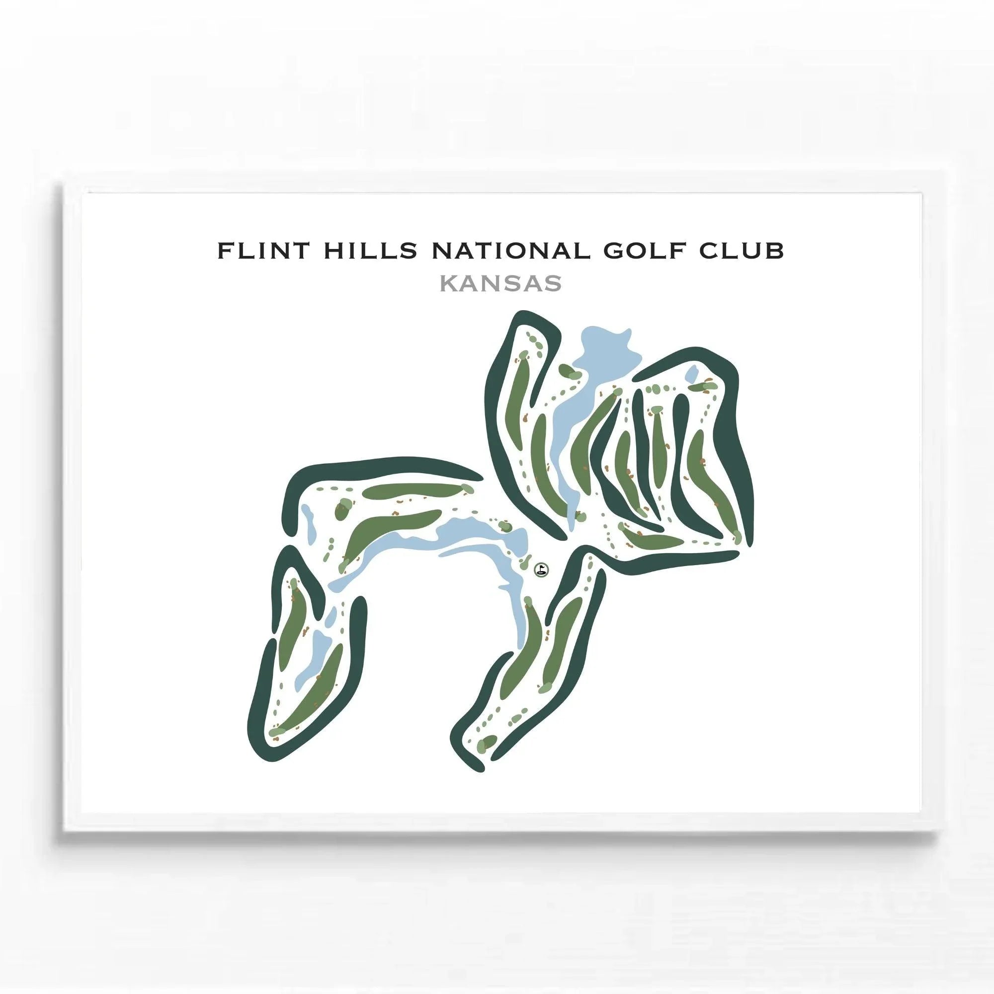 Flint Hills National Golf Club, Kansas - Printed Golf Courses
