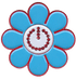 Hippie Flower Power Crystal Ball Marker & Hat Clip by ReadyGOLF