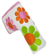 Flower Power Embroidered Blade Putter Cover (White) by ReadyGOLF