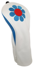 ReadyGolf: Embroidered Fairway Headcover - Flower Child (Blue)