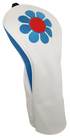 ReadyGolf: Embroidered Fairway Headcover - Flower Child (Blue)