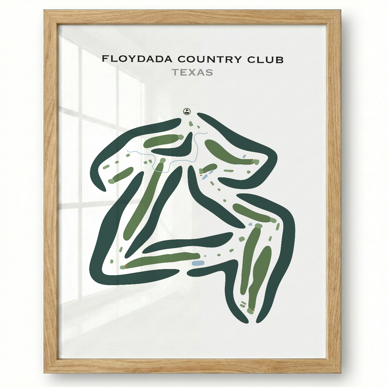 Floydada Country Club, Texas - Printed Golf Courses