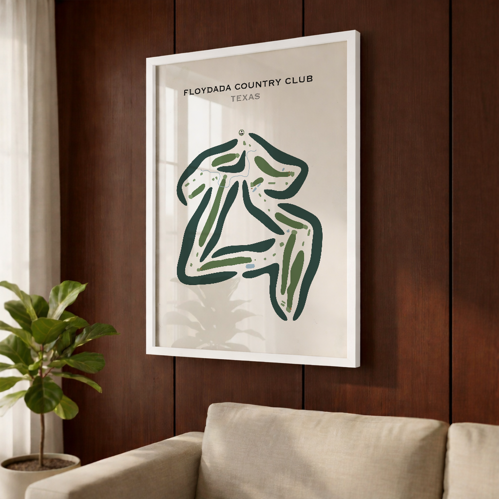 Floydada Country Club, Texas - Printed Golf Courses