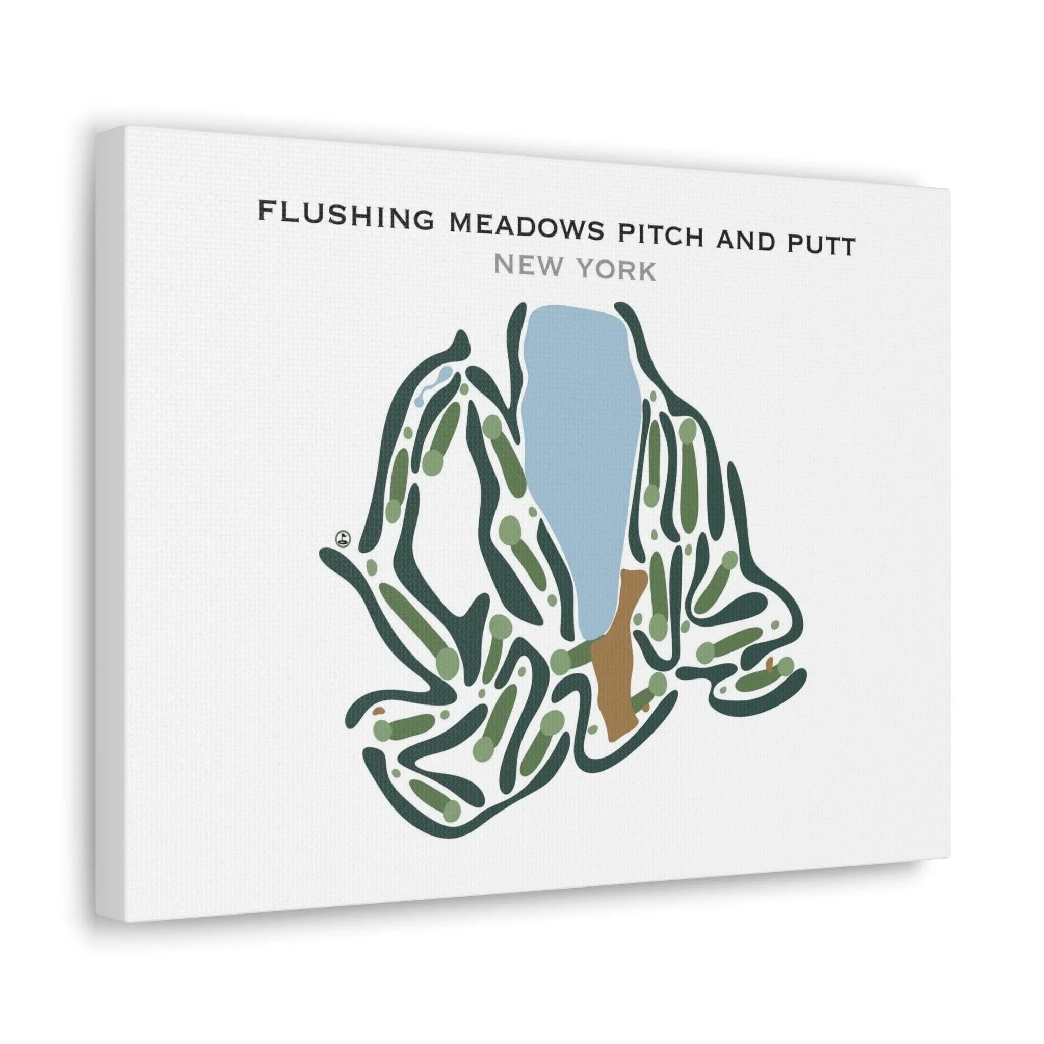 Flushing Meadows Pitch & Putt, New York - Printed Golf Courses