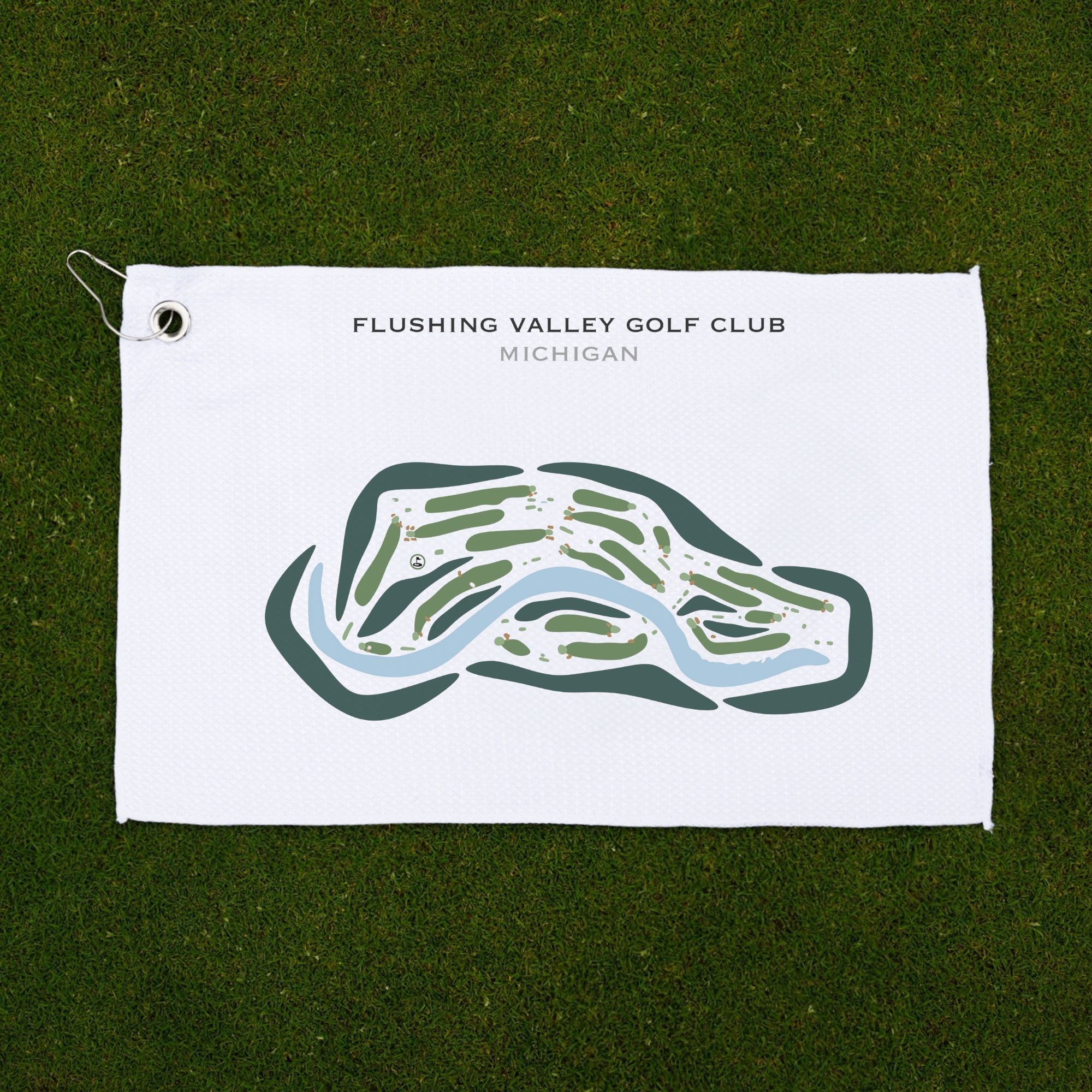 Flushing Valley Golf Club, Michigan - Printed Golf Courses
