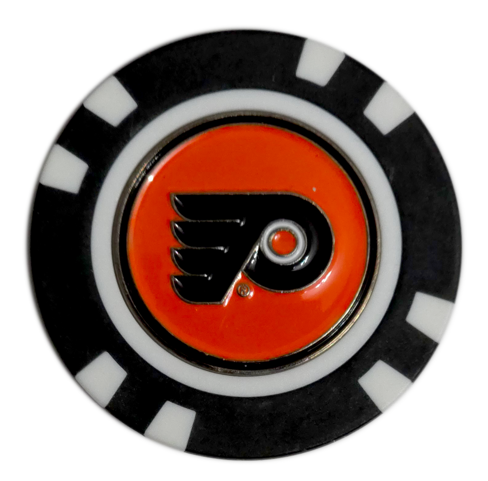 Officially Licensed Philadelphia Flyers Poker Chip Golf Ball Marker