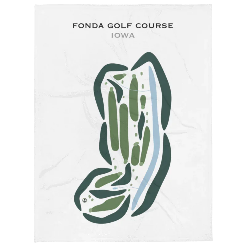 Fonda Golf Course, Iowa - Printed Golf Courses