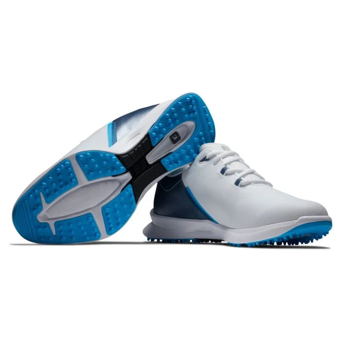 FootJoy Fuel Sport Golf Shoes - White/Blue 55454