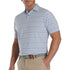 FootJoy Space Dye Stripe Lisle Self Collar Golf Polo