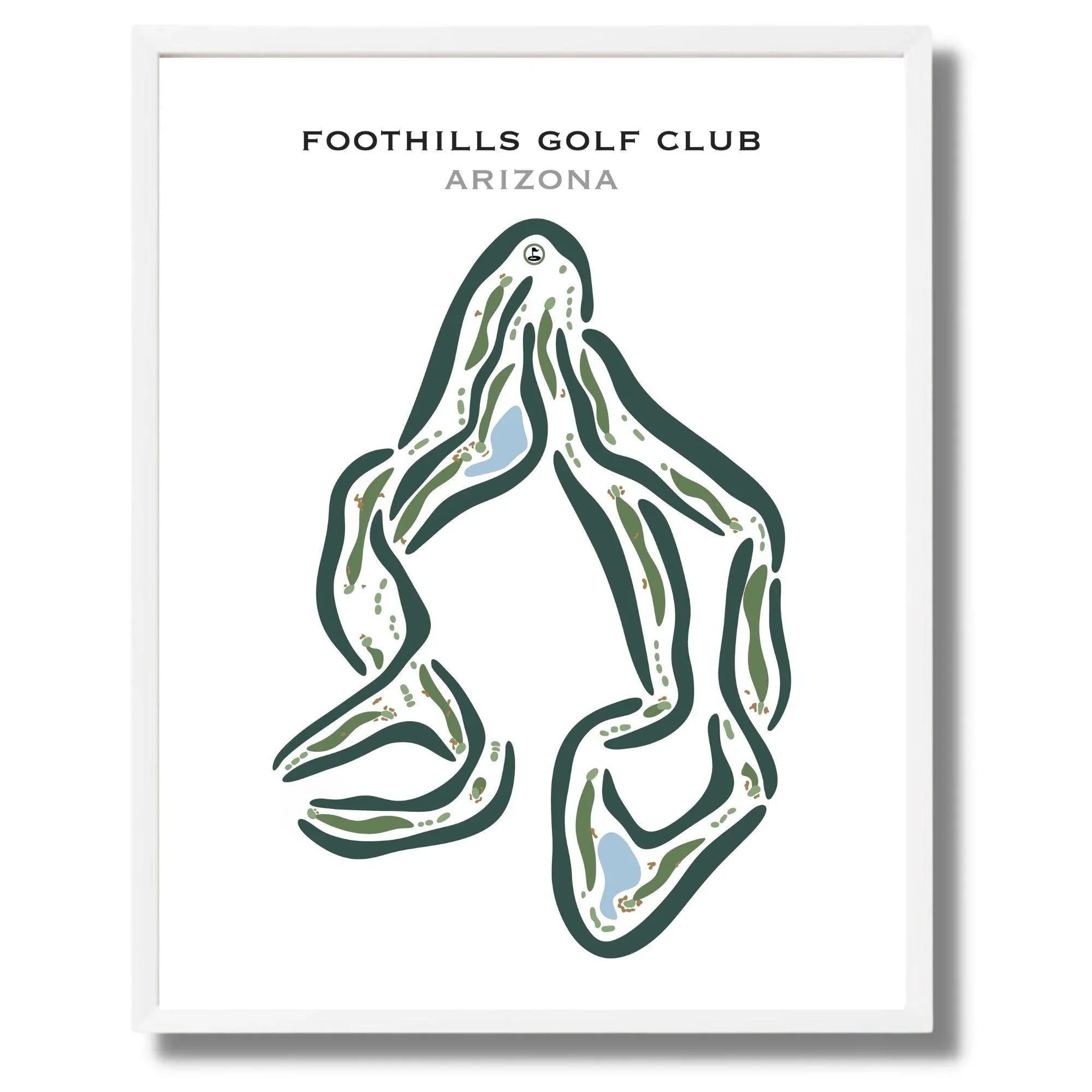 Foothills Golf Club, Arizona - Printed Golf Courses
