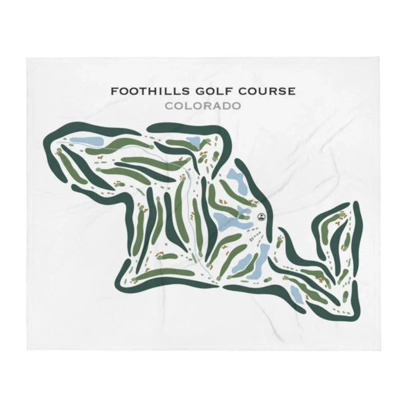 Foothills Golf Course, Colorado - Printed Golf Course