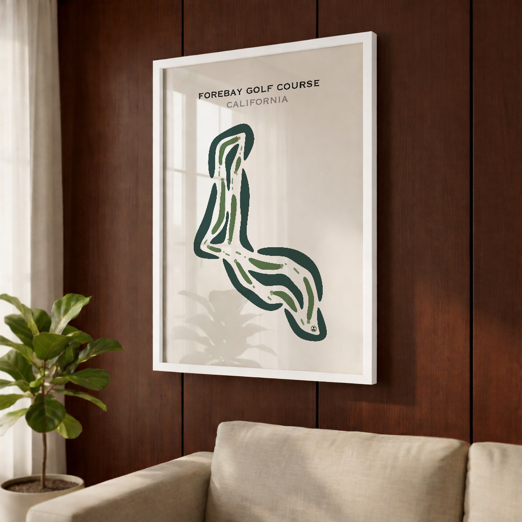 Forebay Golf Course, California - Printed Golf Courses