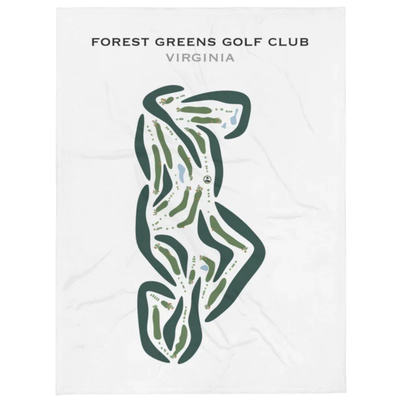 Forest Greens Golf Club, Virginia - Printed Golf Courses