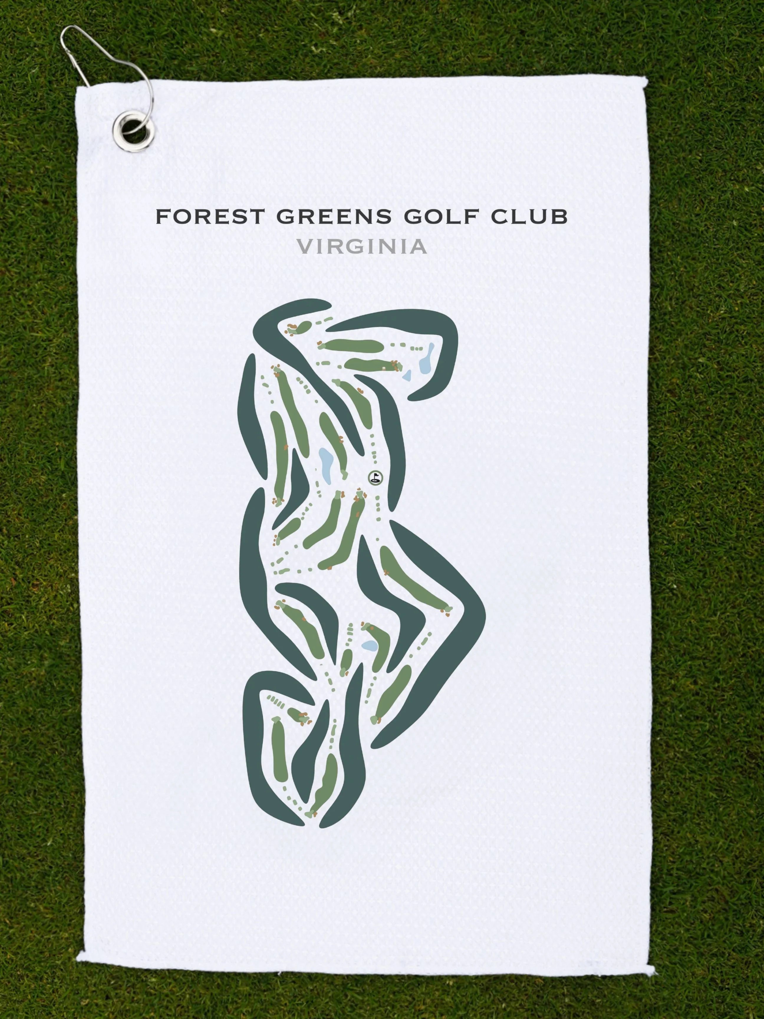 Forest Greens Golf Club, Virginia - Printed Golf Courses