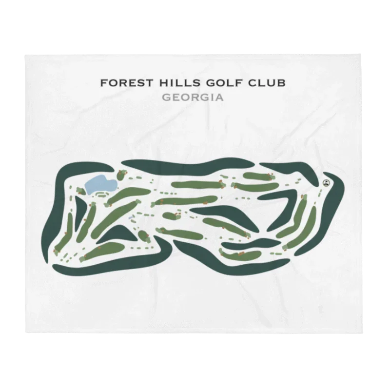 Forest Hills Golf Club, Georgia - Printed Golf Courses