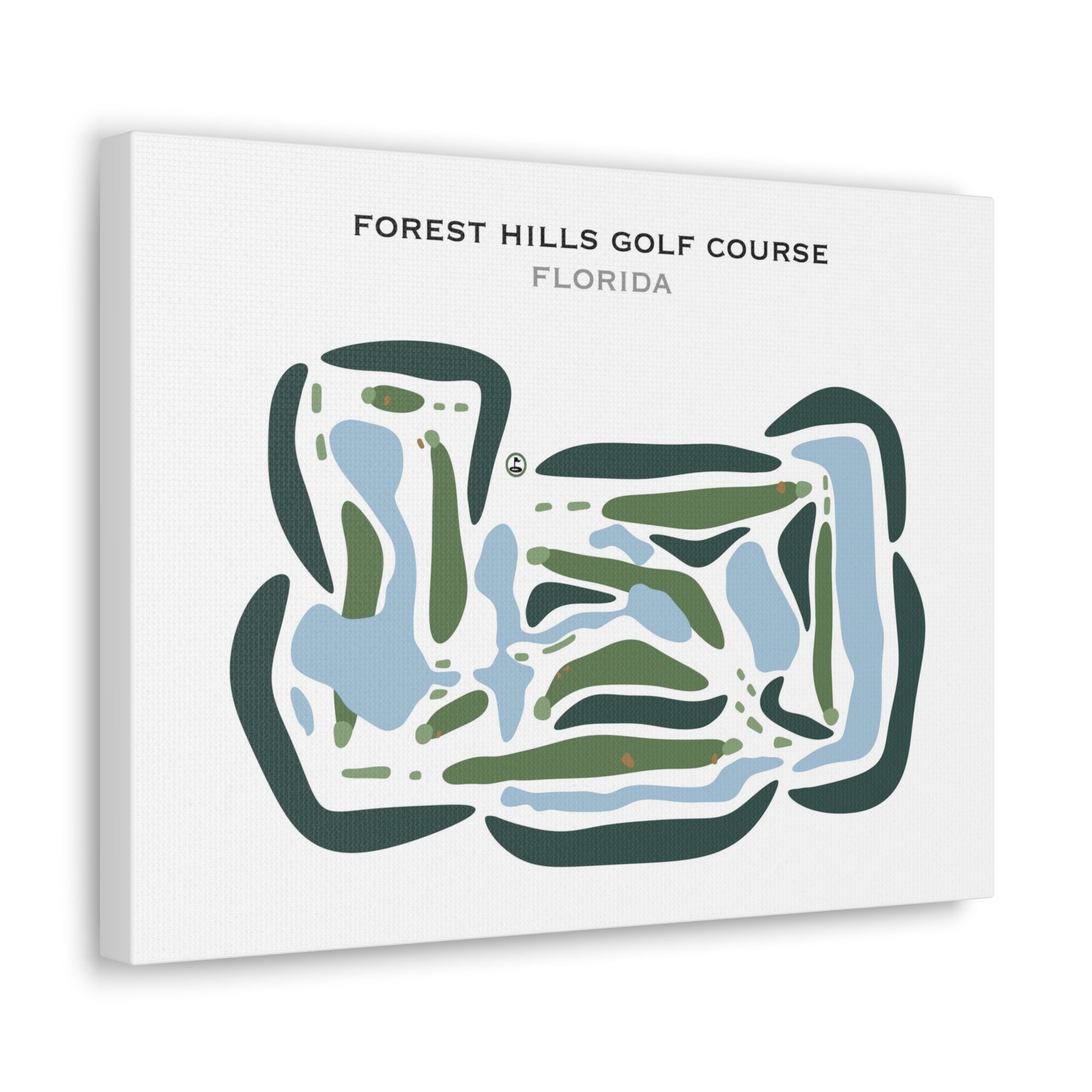 Forest Hills Golf Course, Florida - Printed Golf Courses