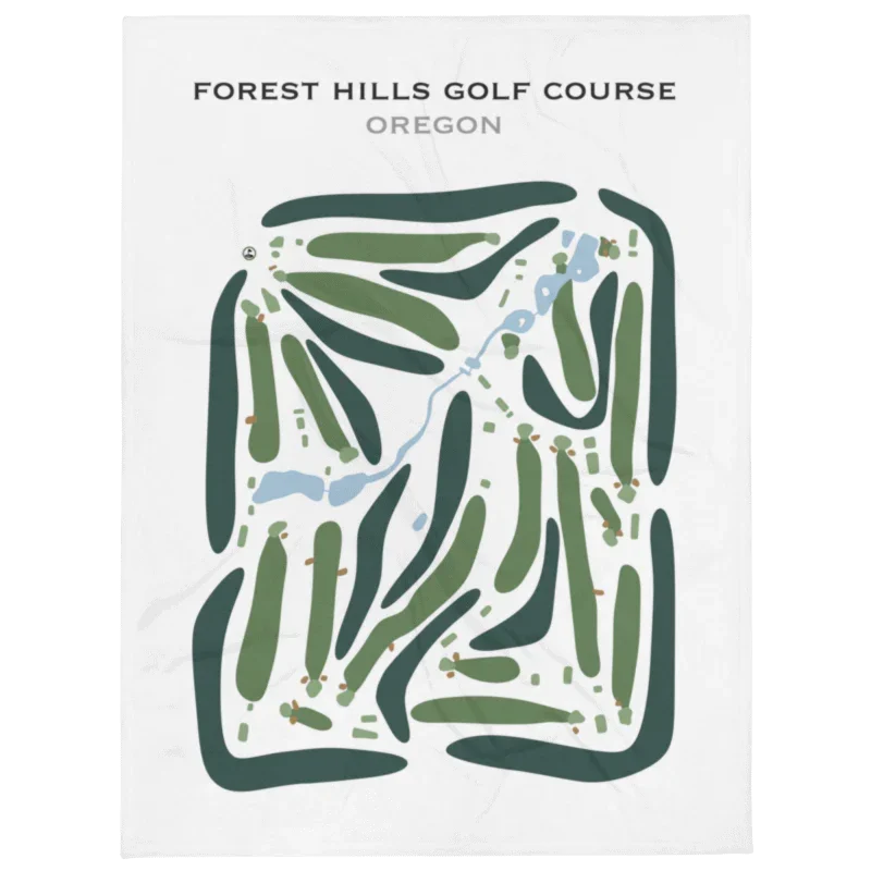 Forest Hills Golf Course, Oregon - Printed Golf Courses