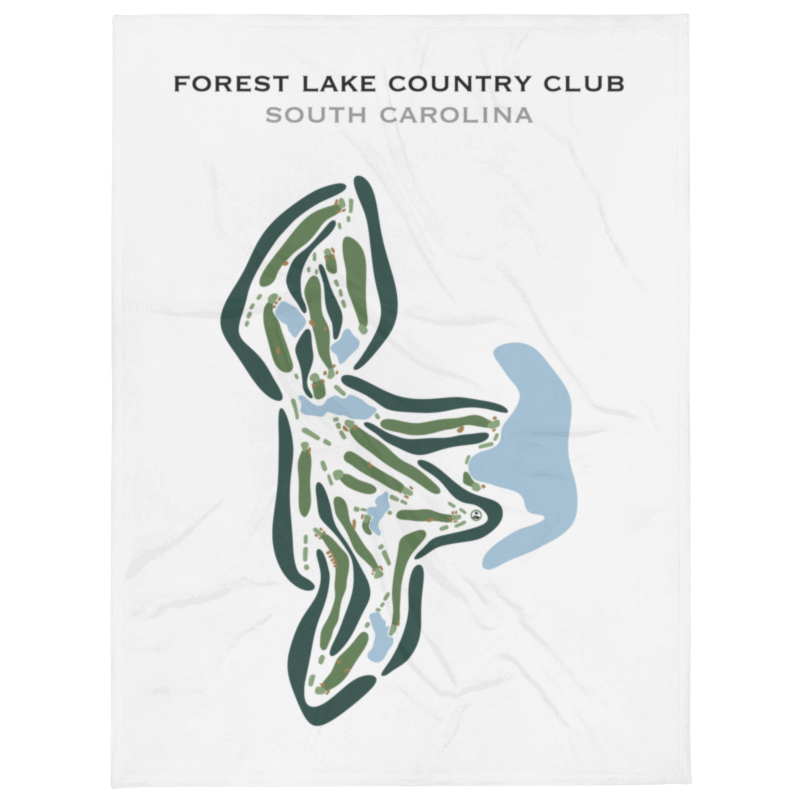 Forest Lake Country Club, South Carolina - Printed Golf Courses