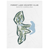Forest Lake Country Club, South Carolina - Printed Golf Courses